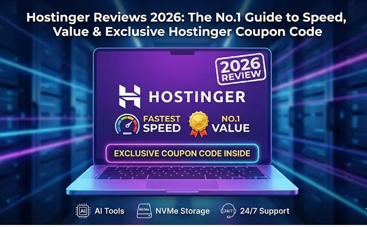 Hostinger Reviews 2026: The No.1 Guide to Speed, Value & Exclusive & Coupon
