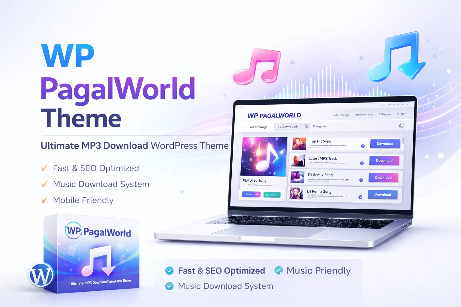 WP PagalWorld Theme – MP3 & Music Download